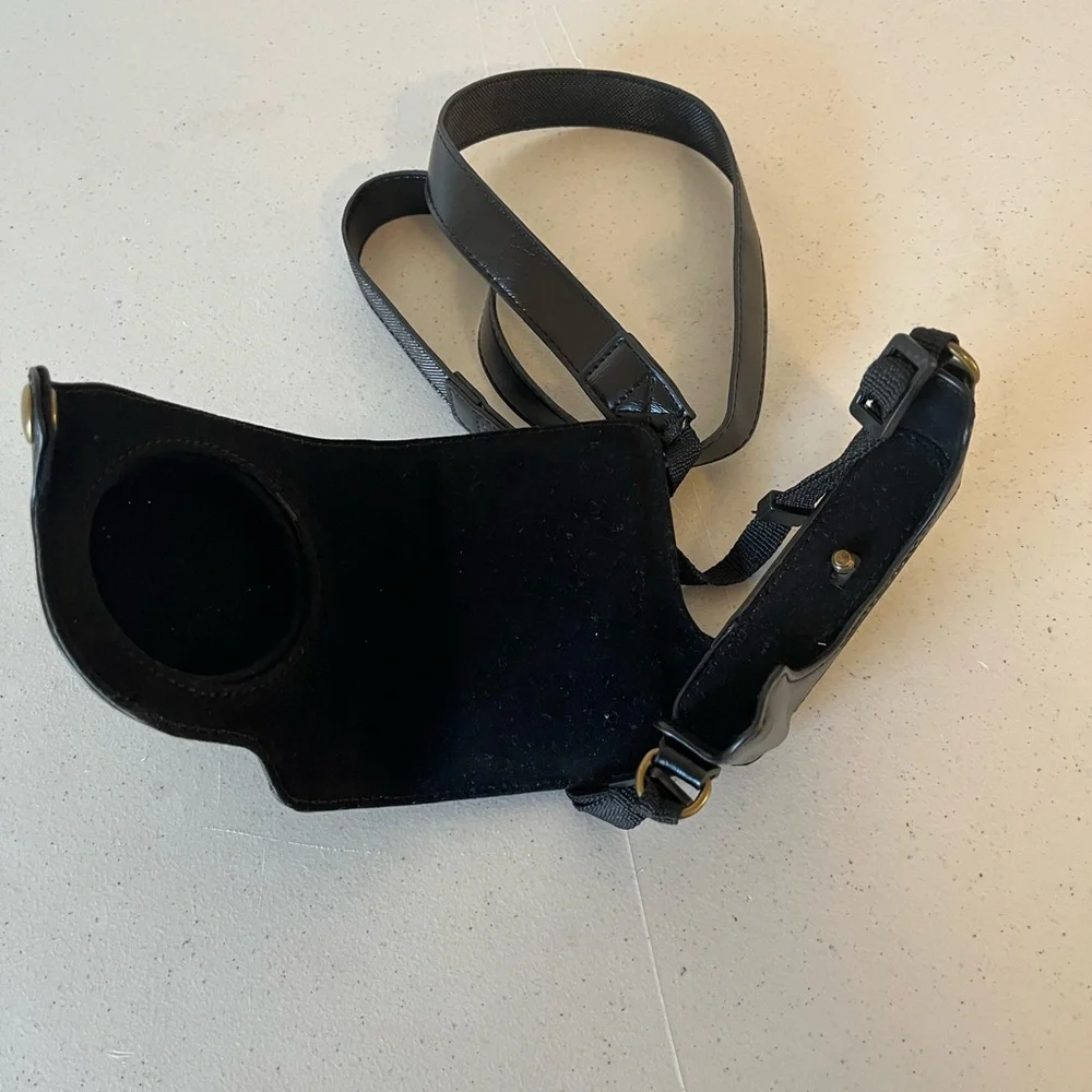 Black Camera Case with Strap. A1
